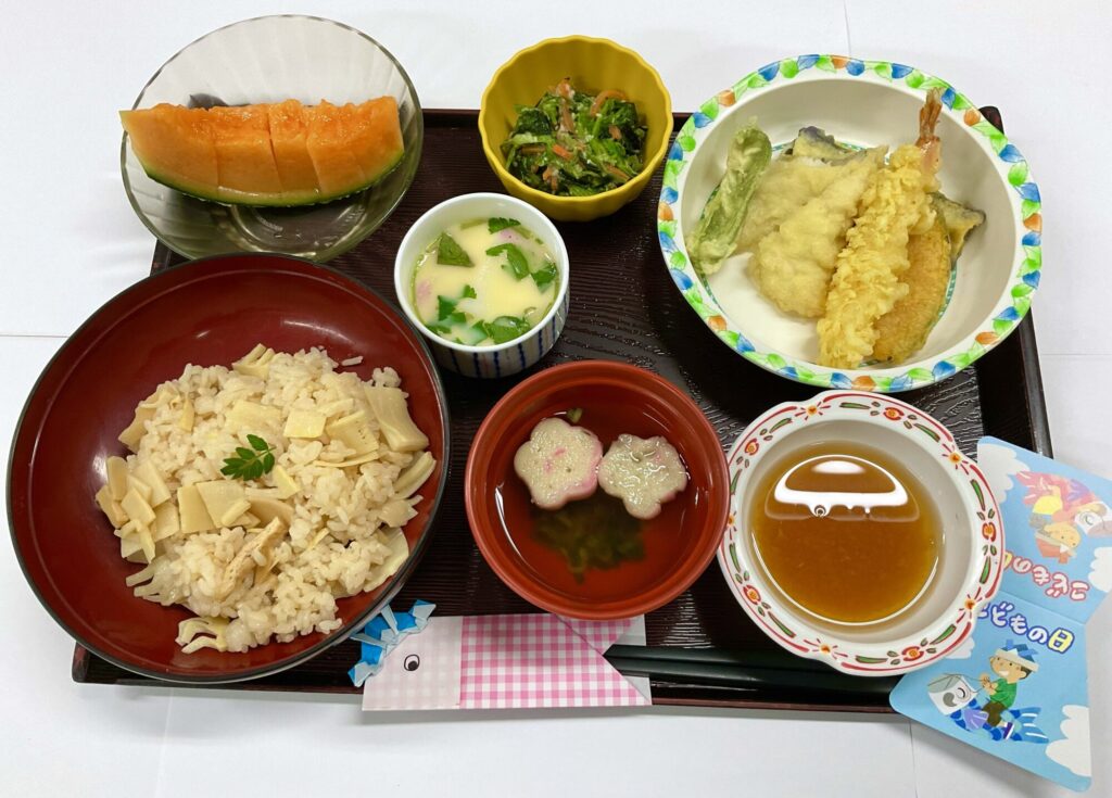 令和8年5月5日　行事食お節句「筍ご飯御膳」